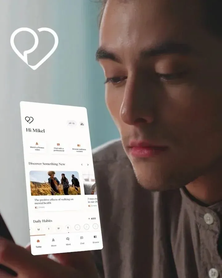 Plateforme de santé Dialogue - motion design sur une interface de tablette