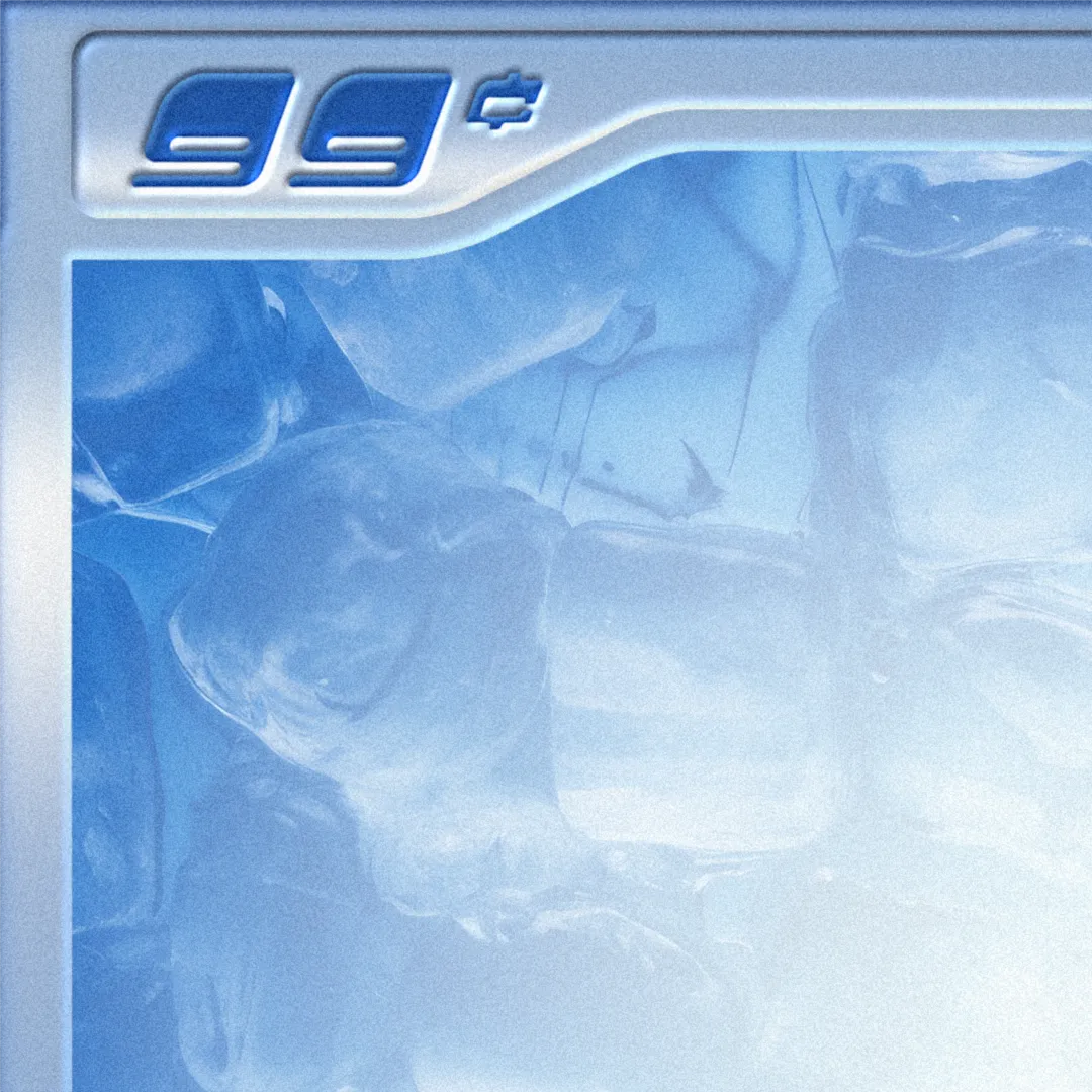 Gros plan d'un emblème automobile bleu métallique avec les chiffres « 996 » et un petit logo Chevrolet.