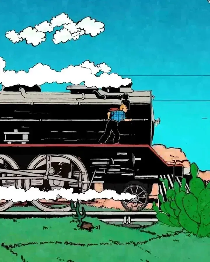 Tintin, l’aventure immersive - visuels des messages de campagne